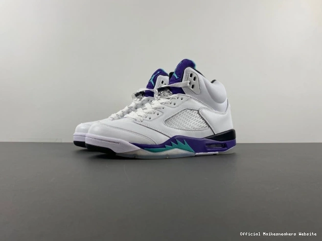 Official Maikesneakers Air Retro Grape 5 Jordan (2013) 136027-108 0716